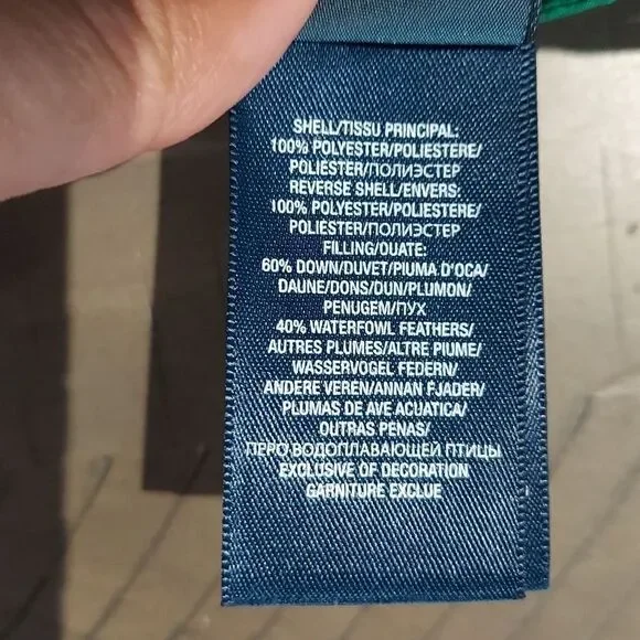 Polo Ralph Lauren Blue Green Reversible Puffer Vest Sz 4/4T - Picture 9 of 11